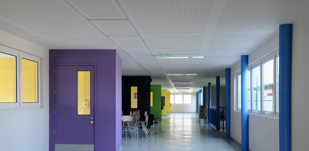 Gyplac ExSound colegio Saint Joseph instalado